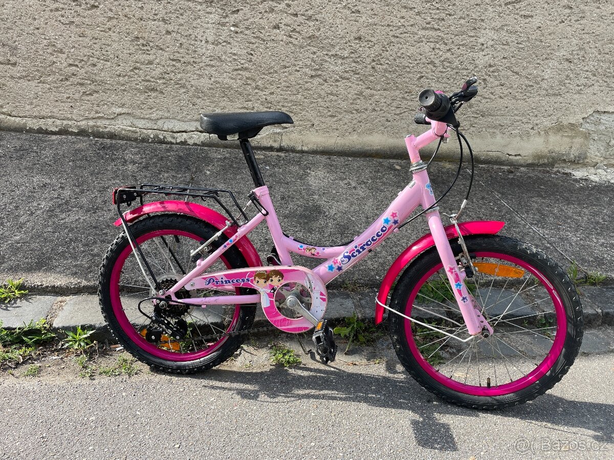 Dětské kolo 18" kola s přehazovačkou 6 rychlostí