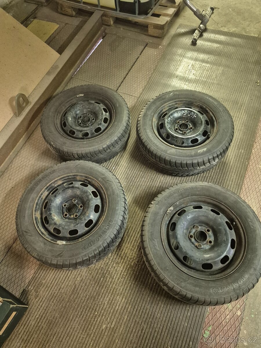 4x Tomket pneu 195/65 r15 5x100 zimní