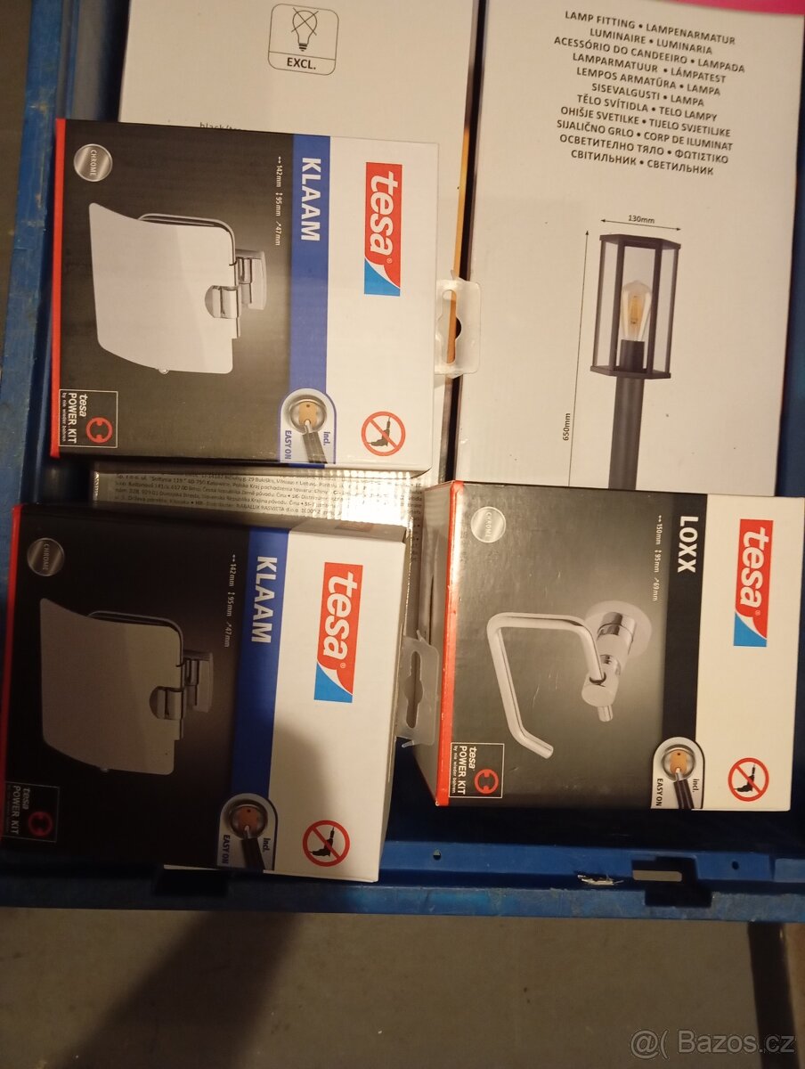 Držák toaletního papíru různé druhy nalepovací