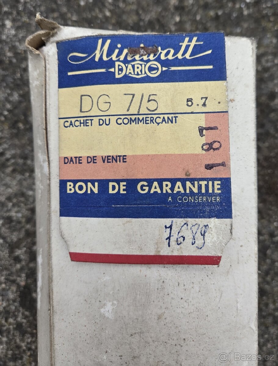 Miniwatt Dario - DG 7/5 - Elektronka