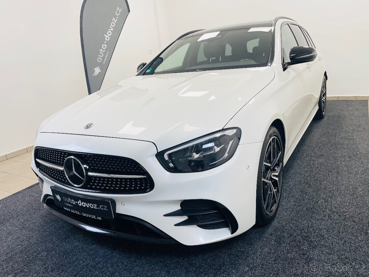 Mercedes-Benz Třídy E 220D 4M, AMG, NIGHT, ZÁRUKA, DPH, TOP