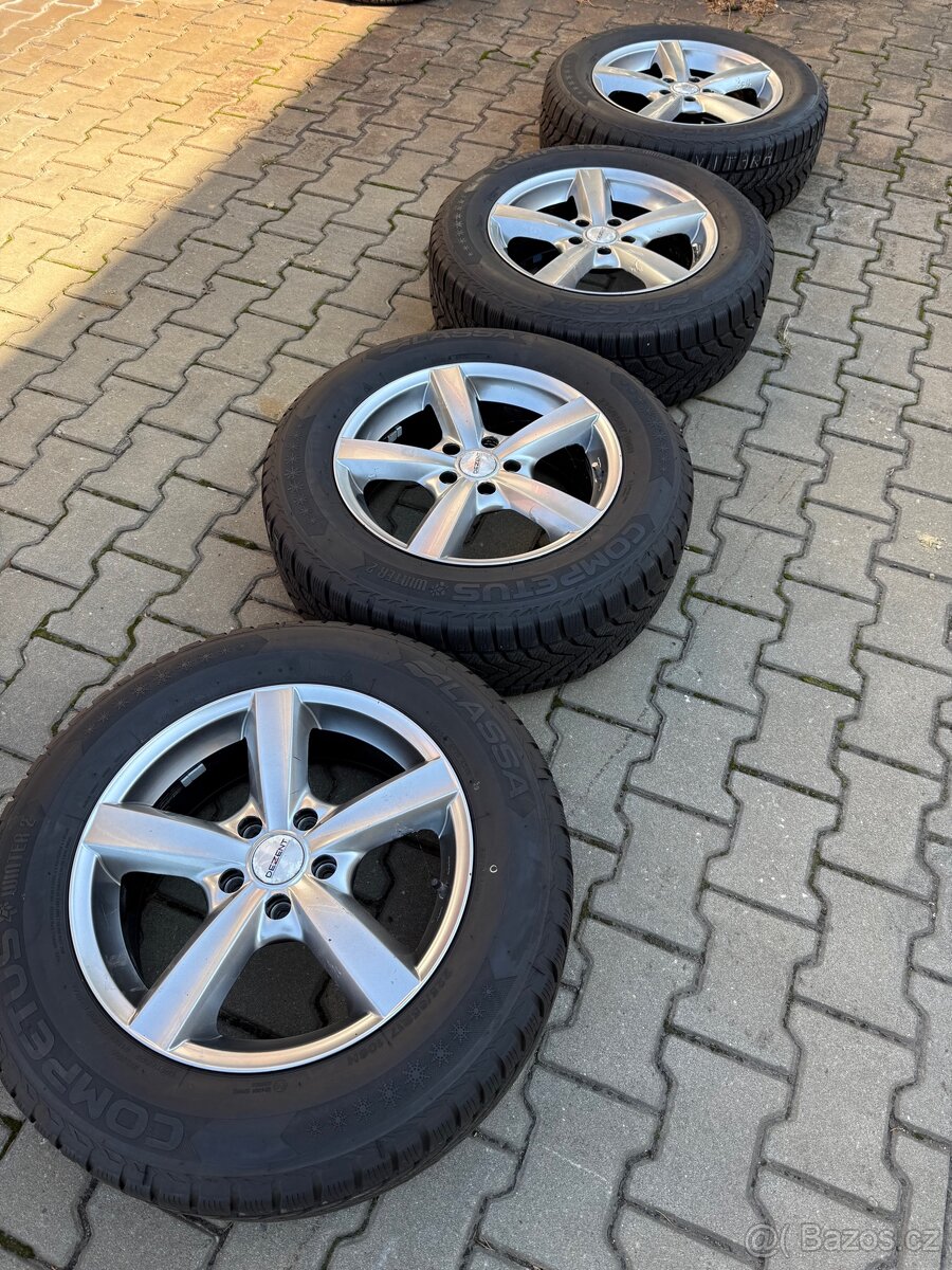 Alu kola Dezent se zimními pneu
