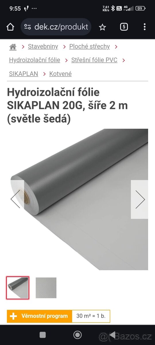 Hydroizolační Fólie