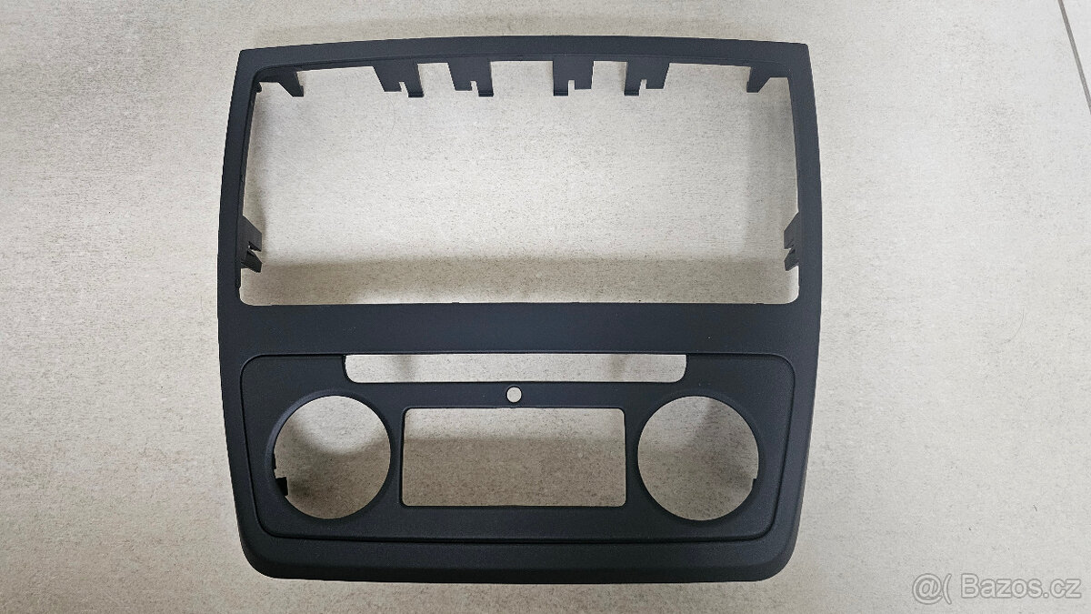 Rámeček autorádia Škoda Yeti - Climatronic, originál