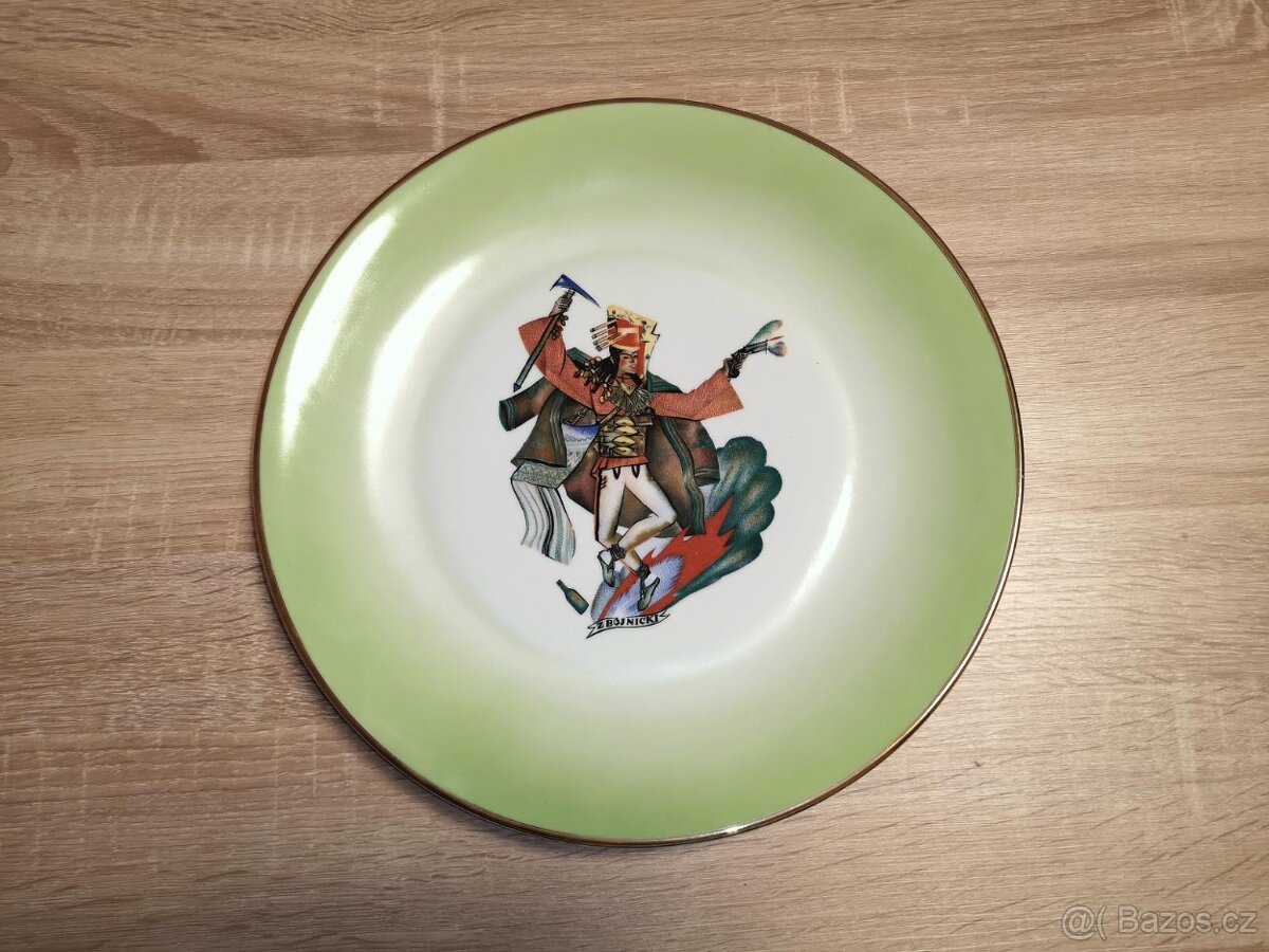 Polský porcelánový talíř na zeď 31cm/ Zofia Stryjeńska 1927