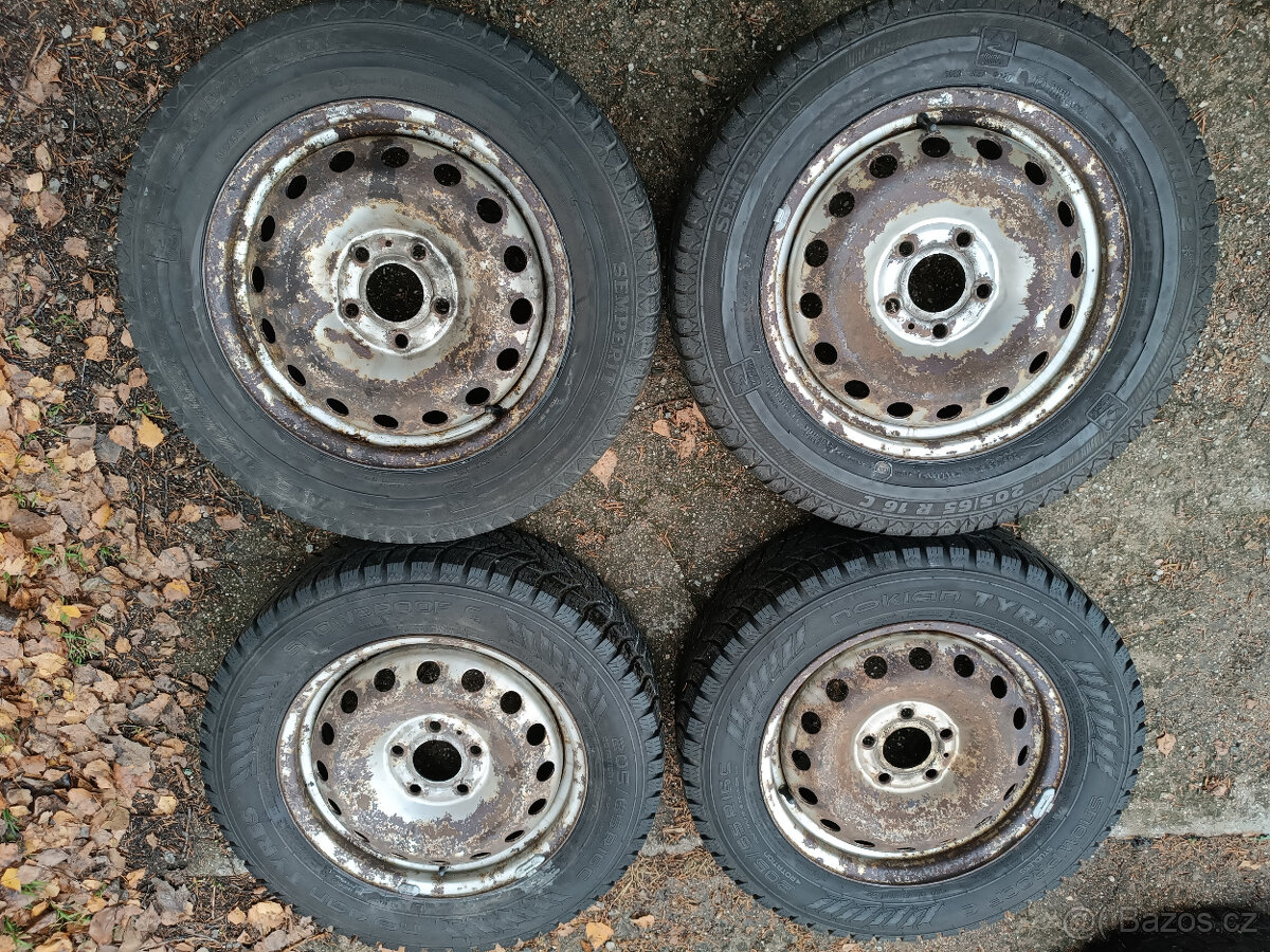 Trafic / Vivaro - disky 6x16 et50 + zimní 205/65/16C