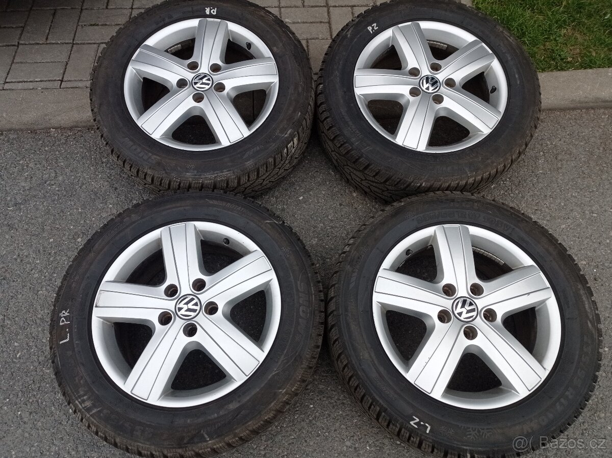 Zánovní ZIMNI 17" ORIGINAL VW THUNDER, T5,T6, Multivan