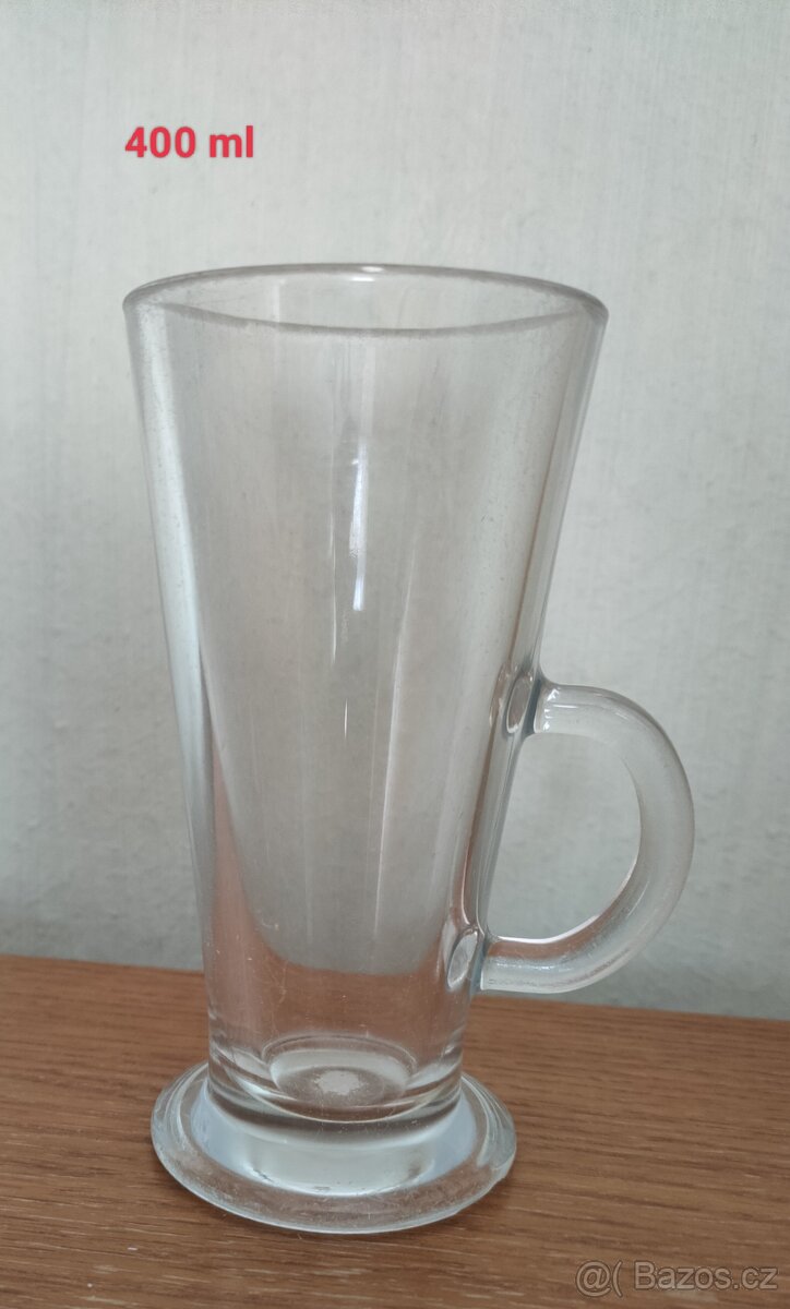 Sklenice na kafe, čaj, grog