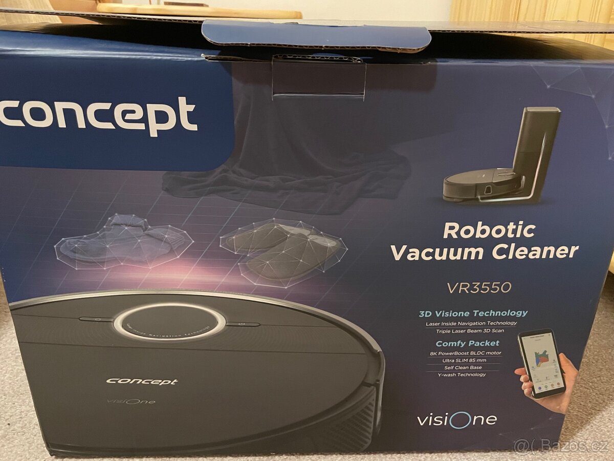 Robotický vysavač Sencor VR3550 - nerozbalený