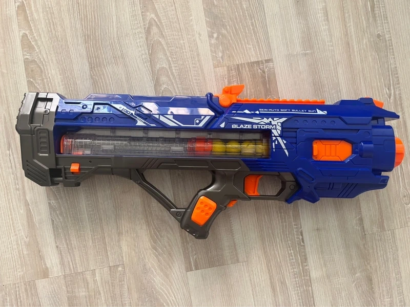Nerf pistole Blaze storm - samopal na kuličky