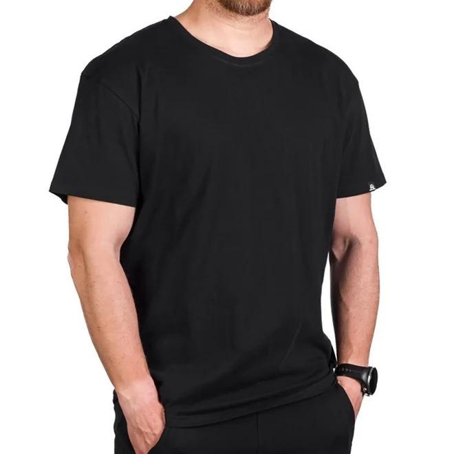 Pánské černé turistické bavlněné triko Northfinder TYREL XL