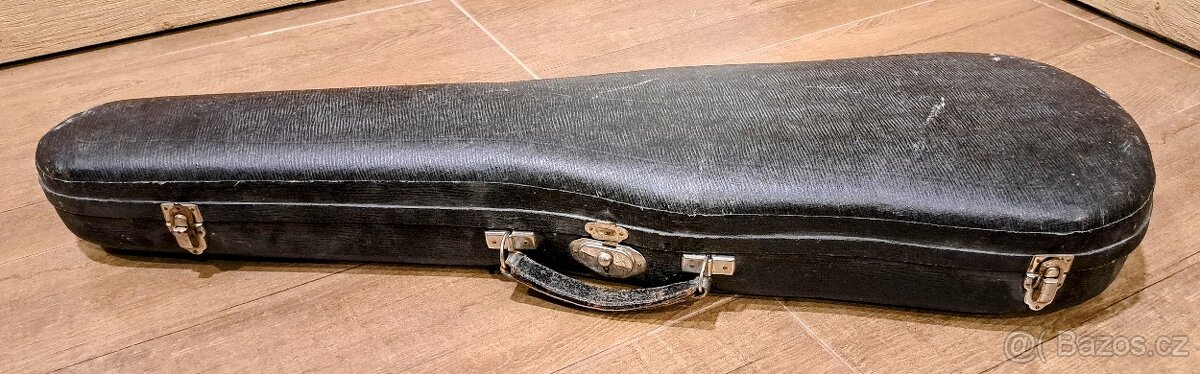 Starožitné pouzdro na celé housle – plně funkční