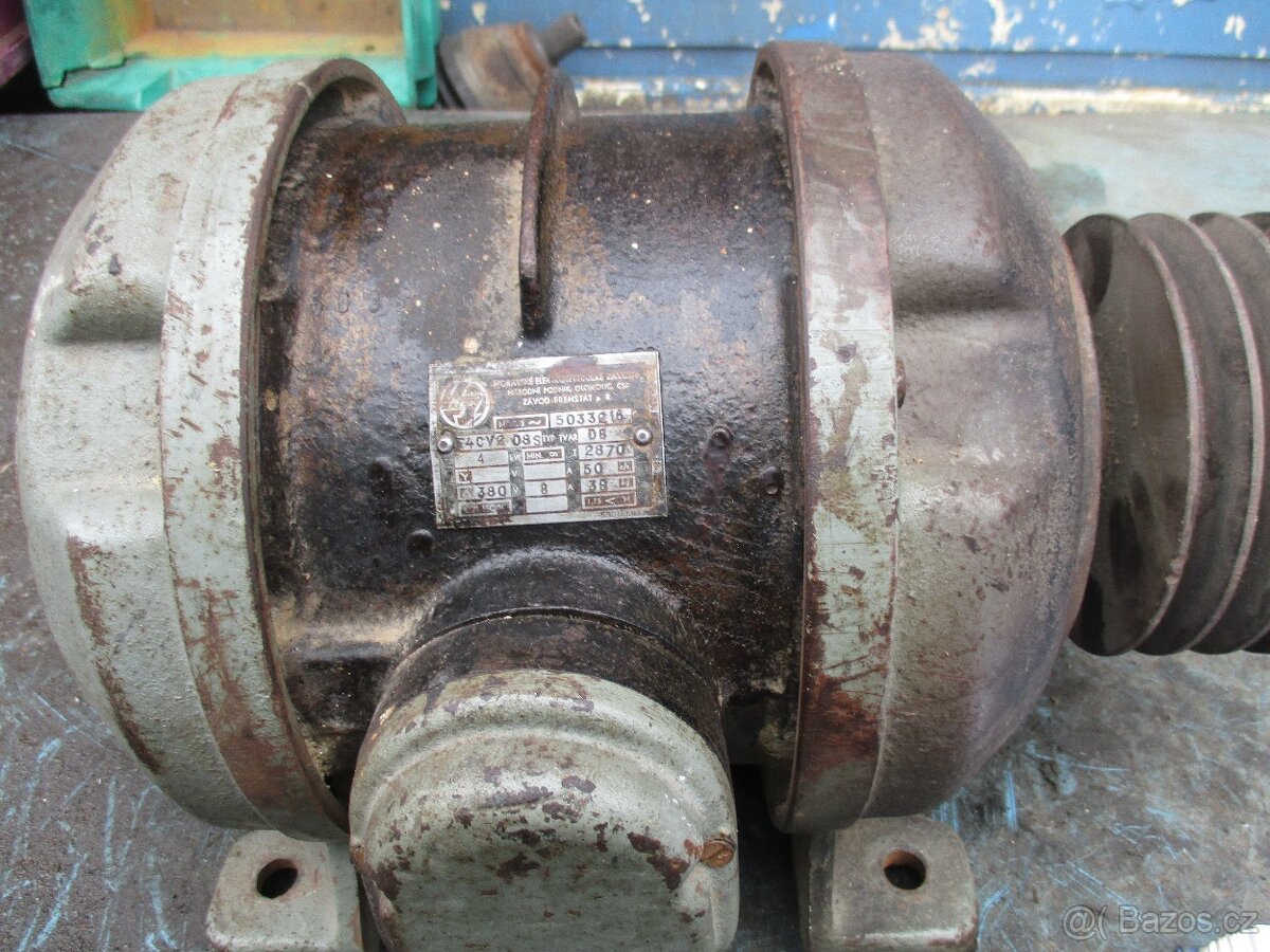 Elektromotor-hřídel Pilana