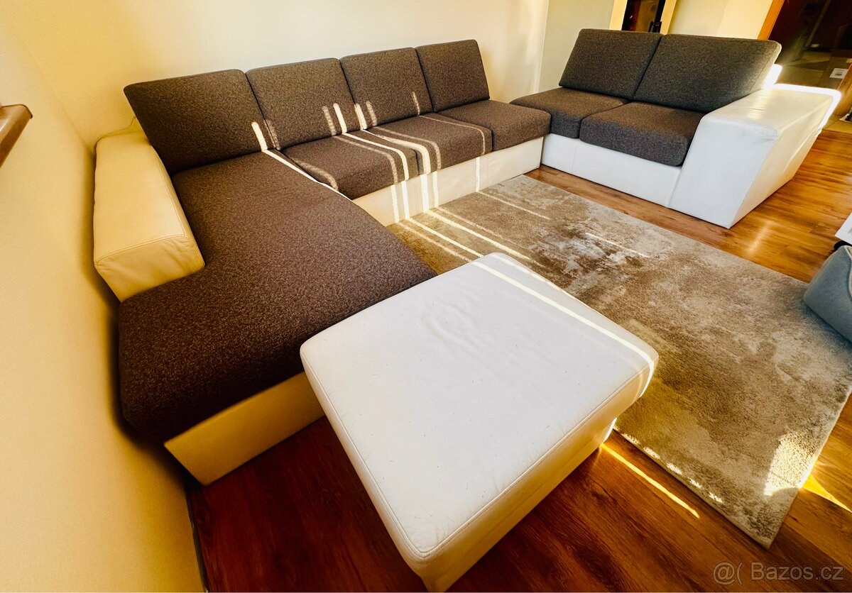 Kožená sedací souprava