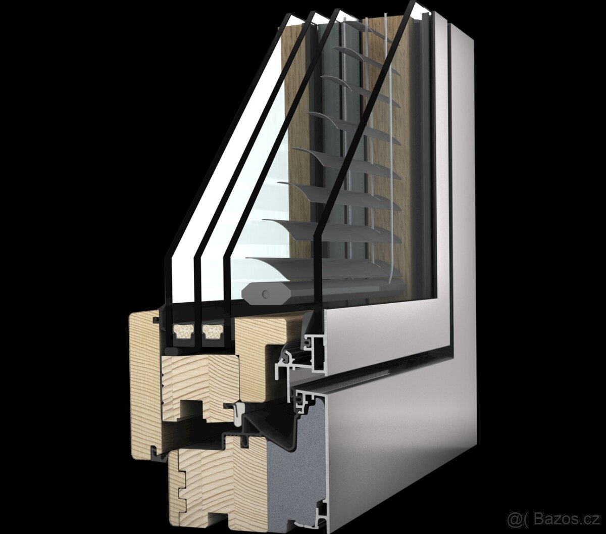 Dřevohlíníková okna