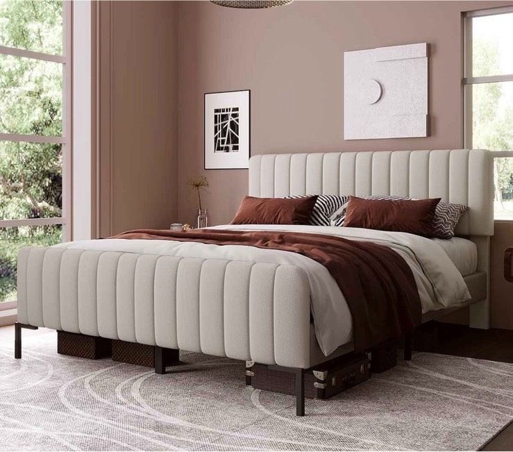 Nová manželská postel 160x200, čalouněná postel