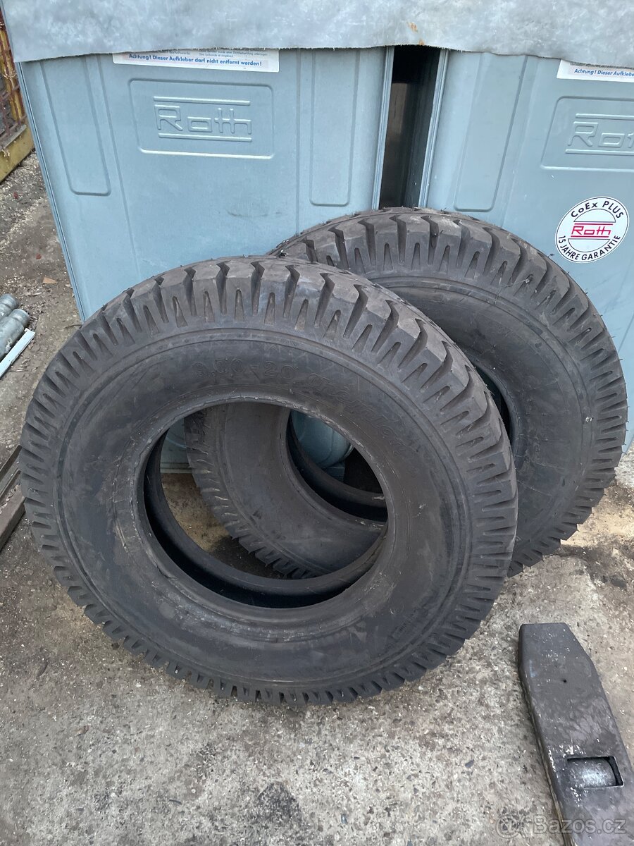 Nové pneu 9,00-20 barum chemlon 14pr Praga V3S