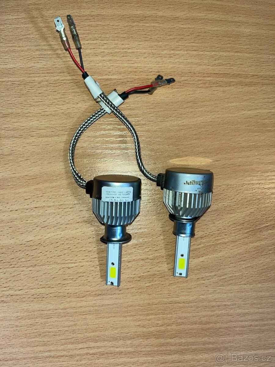 LED autožárovky H1 – 2 kusy (blízká světla) 5500K