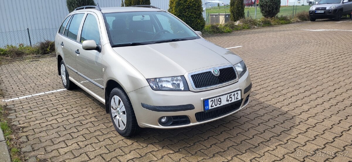 Škoda Fabia combi 2005 1.4 16V 1. Majitel ČR