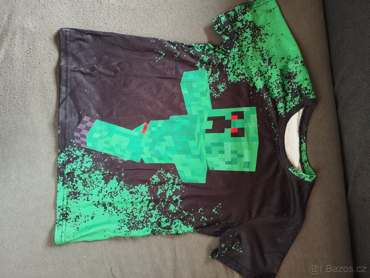Minecraft Creeper tričko vel.140