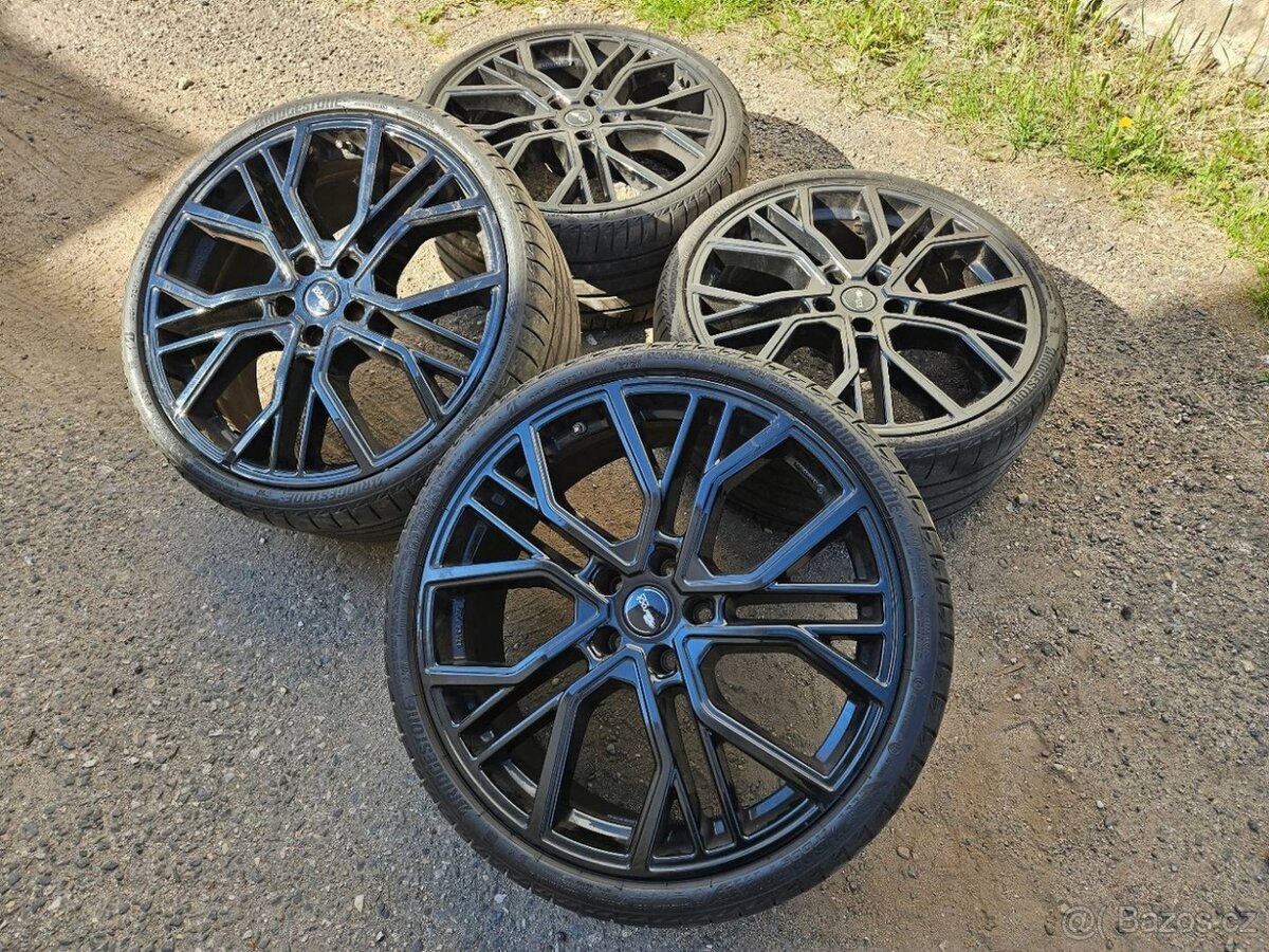 R20" Alu kola Brock gloss black Audi, VW, Škoda