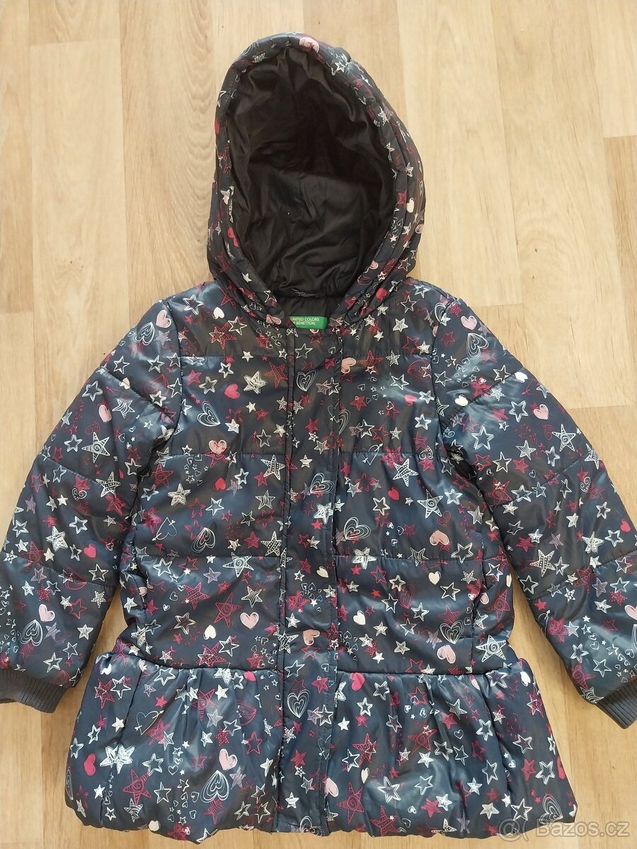 Bunda /kabátek zn. Benetton, jaro/podzim, vel. 4-5 let