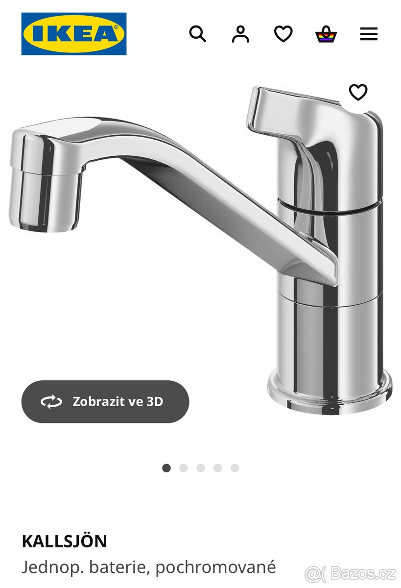 Páková baterie na studenou vodu