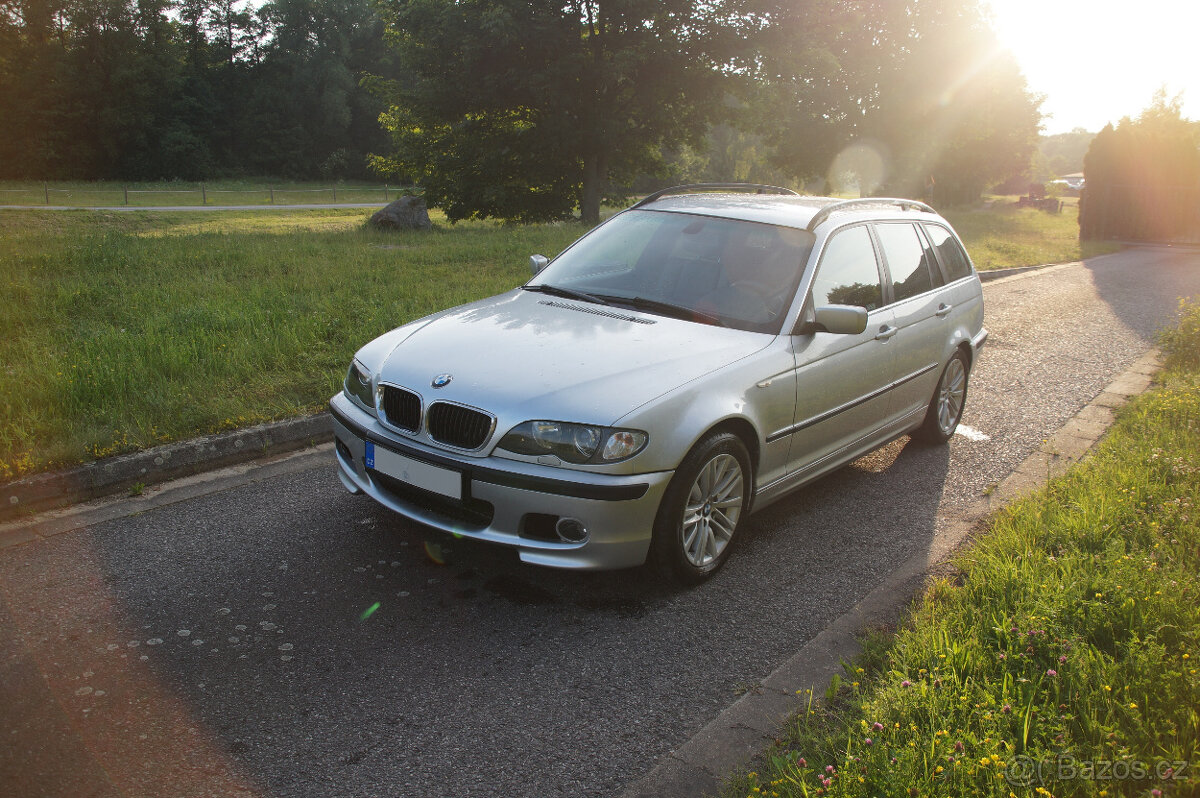 BMW Řada 3 E46 320d 110 kw Facelift 2006 černý interier