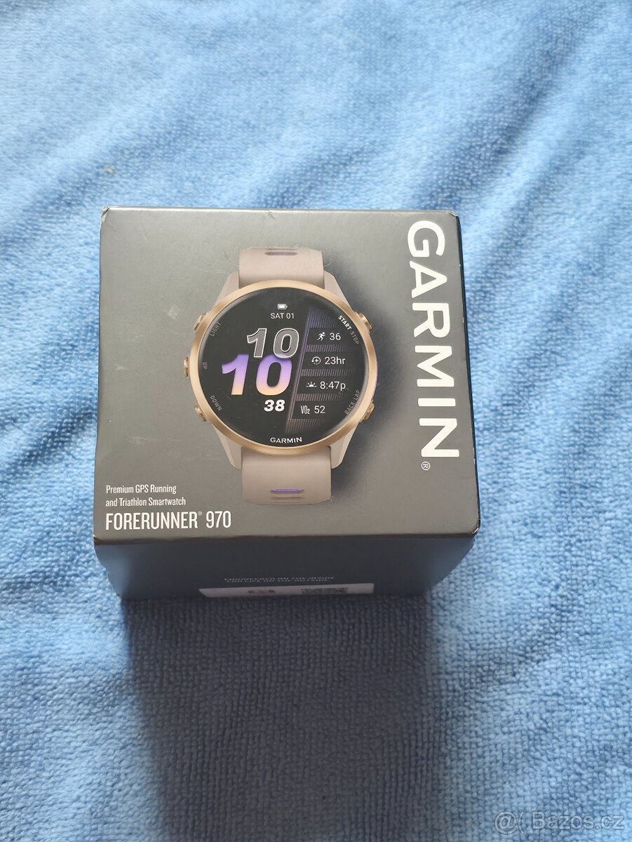 Nové Garmin Forerunner 970, Soft Gold