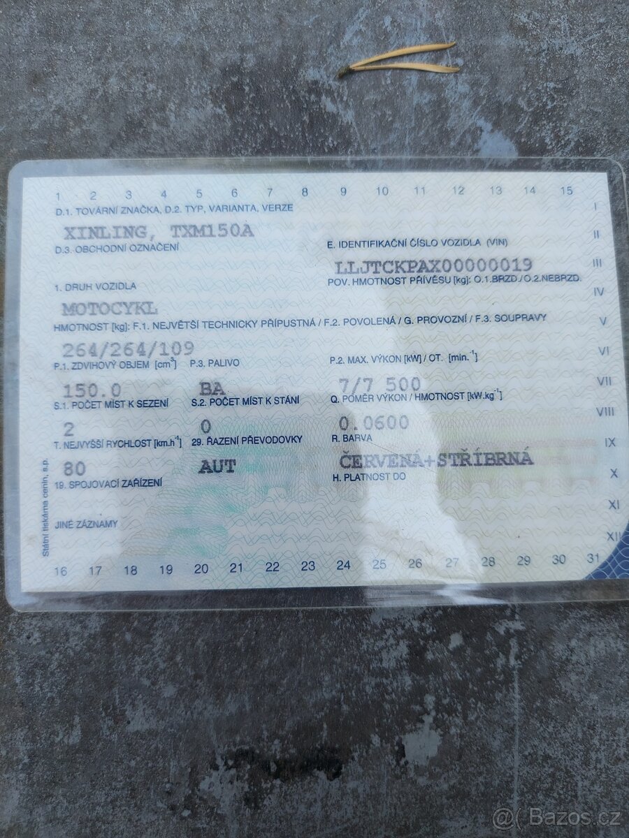 Skútr Xinlink TXM 150A