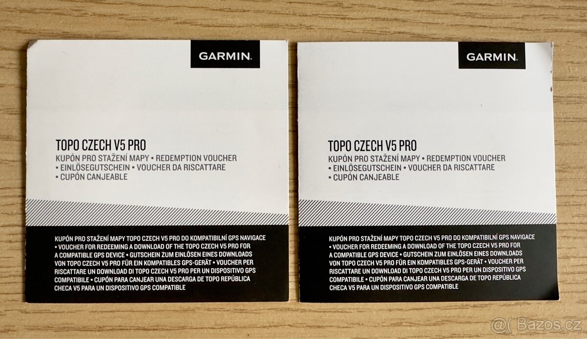 Garmin mapy Topo Czech V5 pro