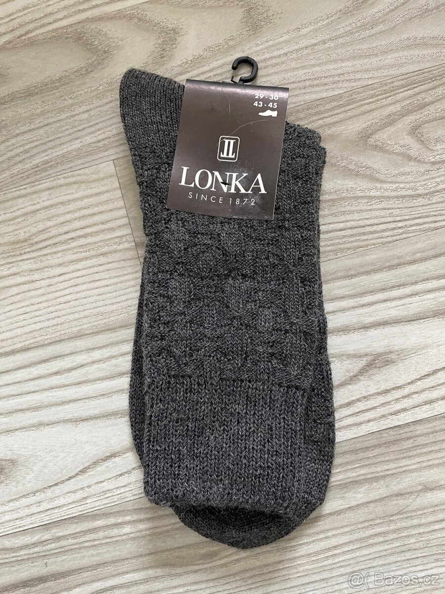 České,nové, kvalitní teplé ponožky s vlnou