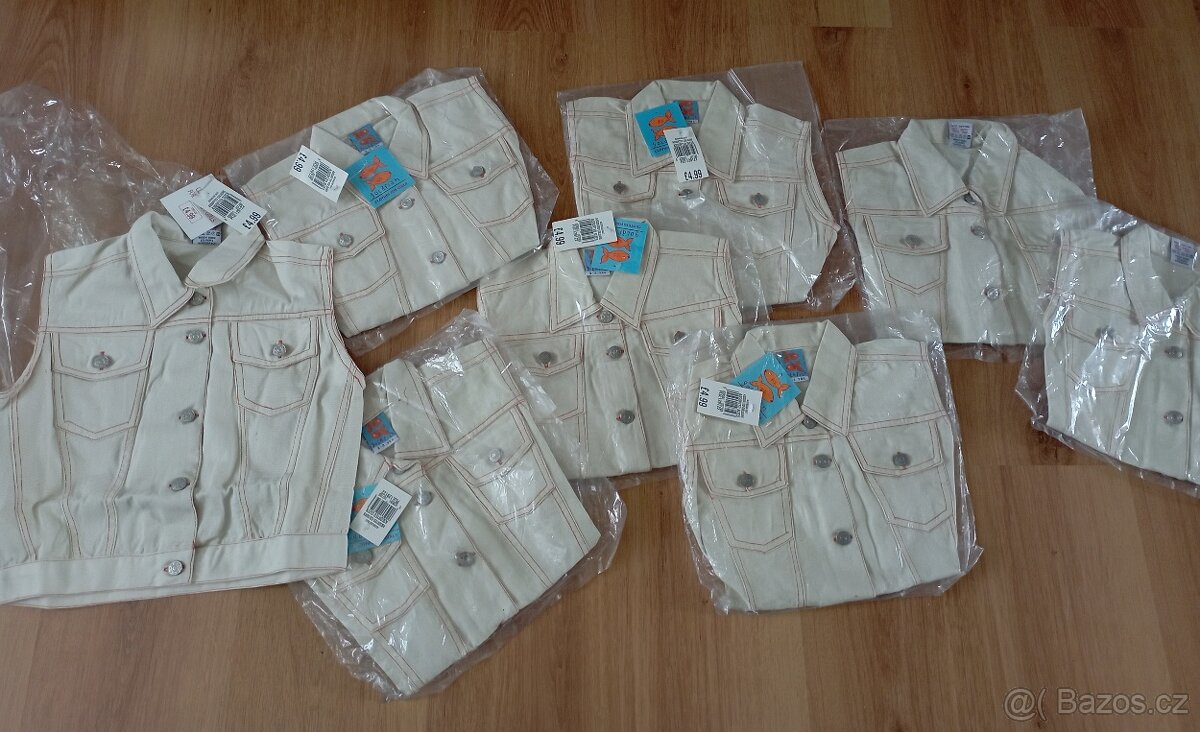8x vestička / vesta / karneval