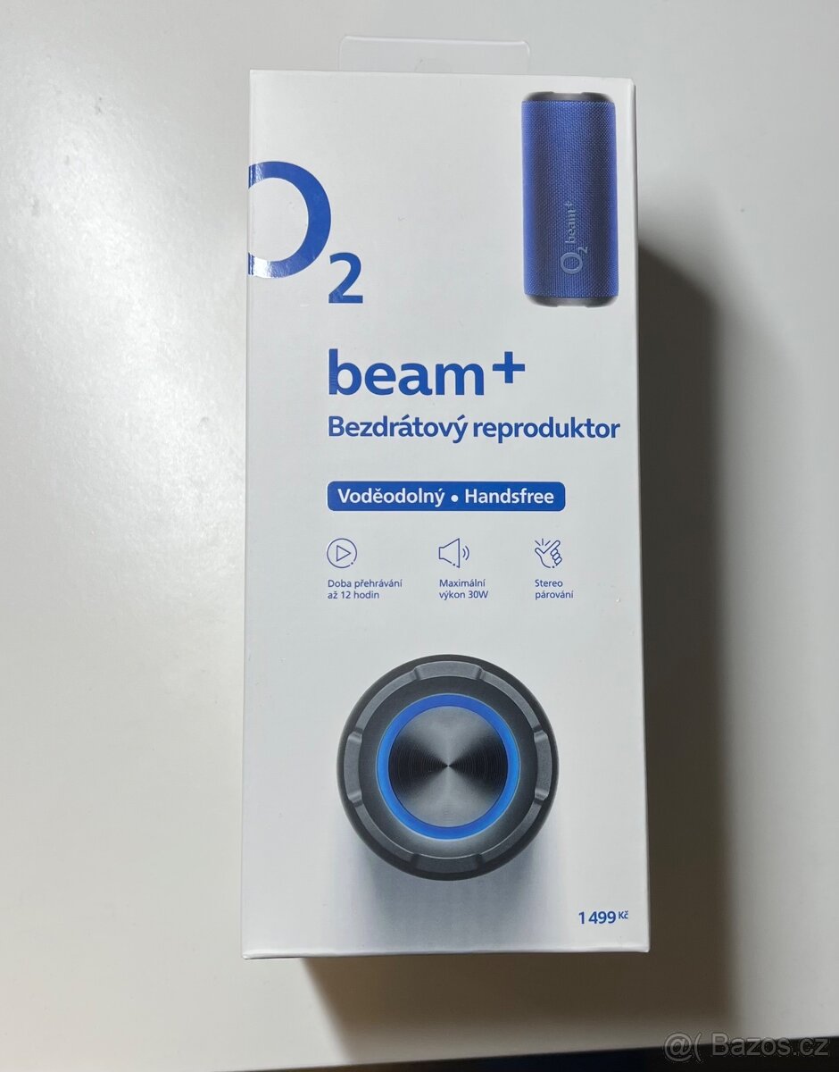 O2 Beam+ Bezdrátový Bluetooth reproduktor