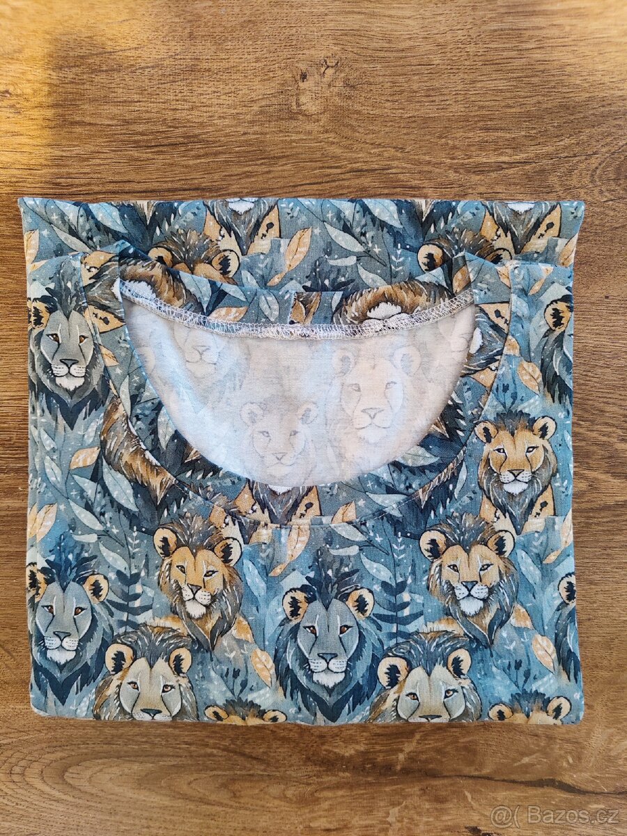 Pánské tričko s potiskem lva