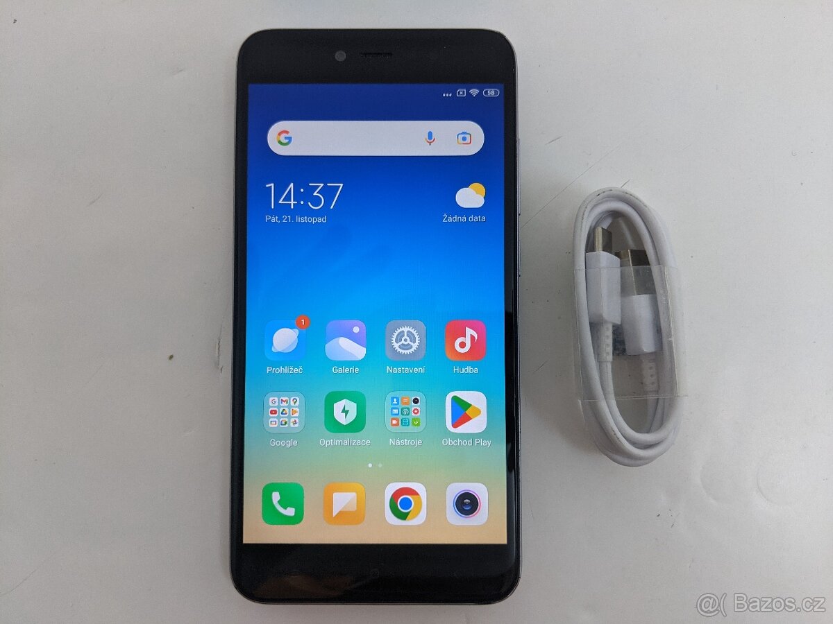 Xiaomi Redmi Note 5A Prime 3/32 Silver. Záruka 6 měsíců.