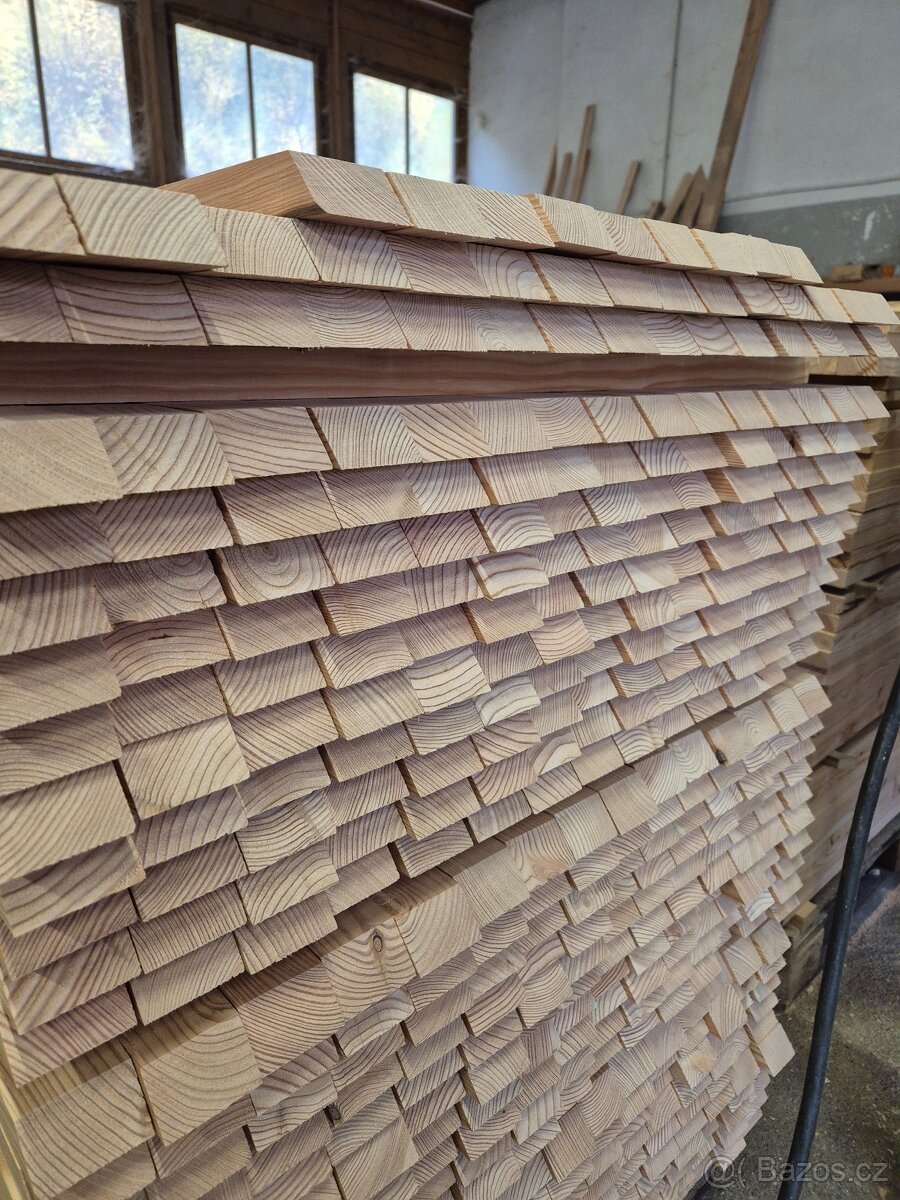 Modřínové plotové pláňky