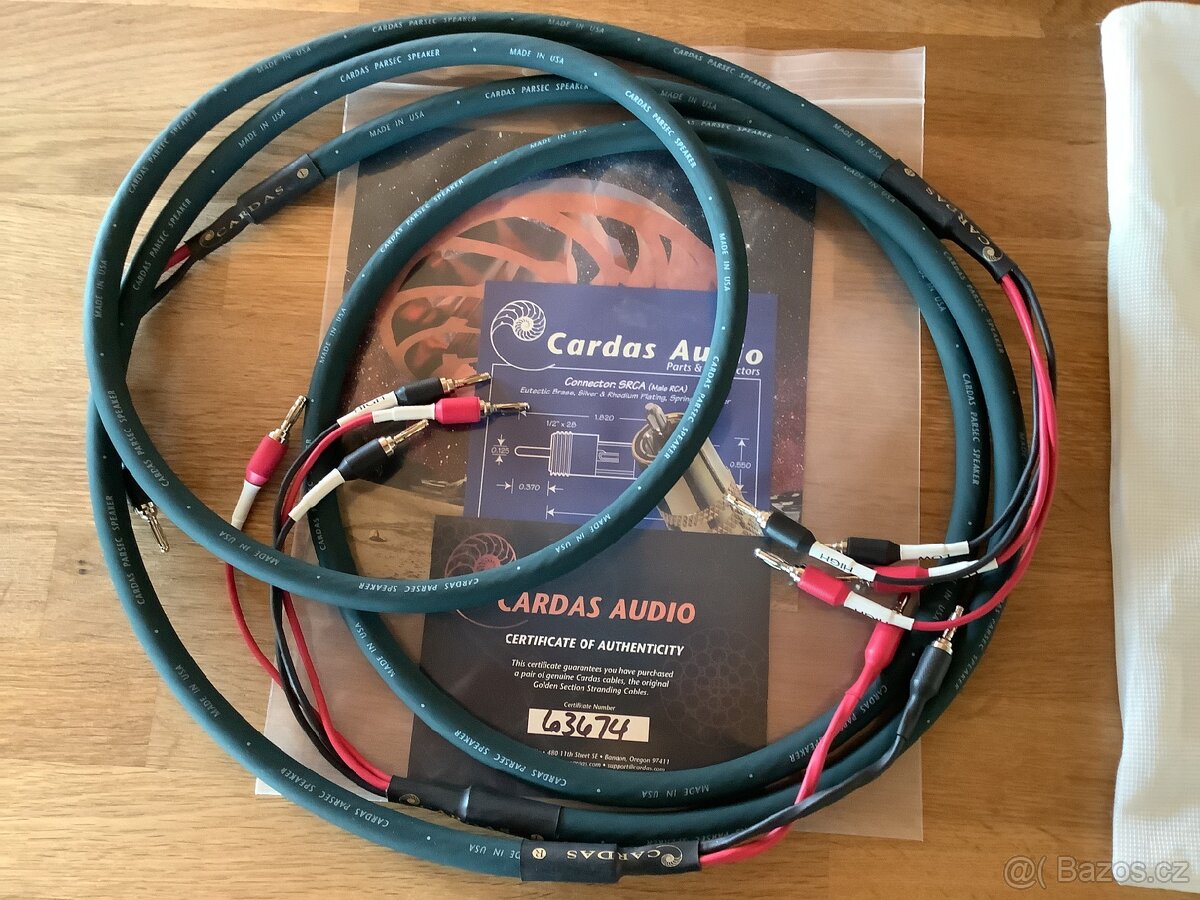 Cardas Parsec Speaker kabel USA