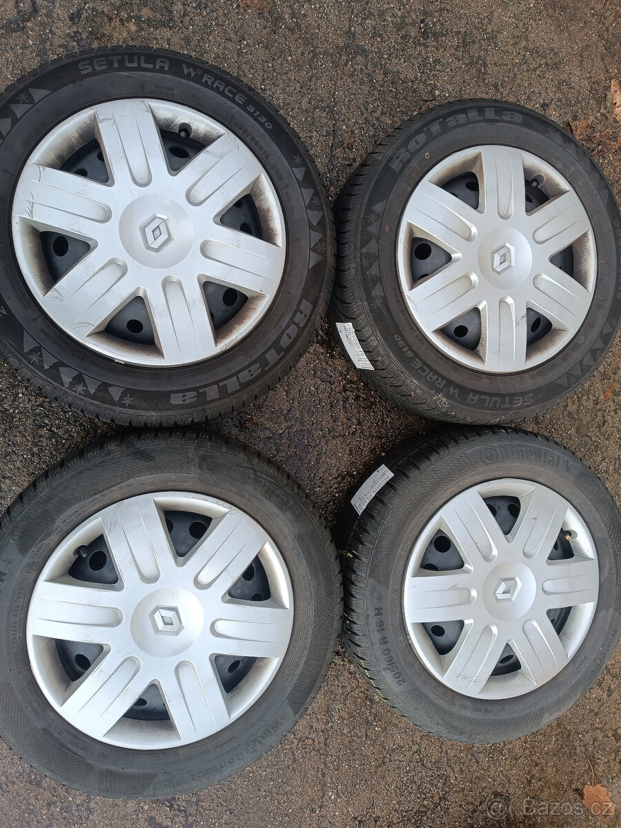 Renault Captur - disky 6,5x16 et40 + zimní 205/60/16