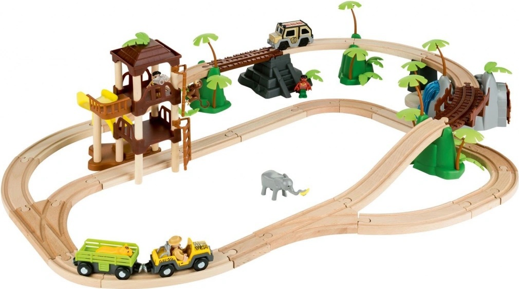 Dřevěná železnice Džungle