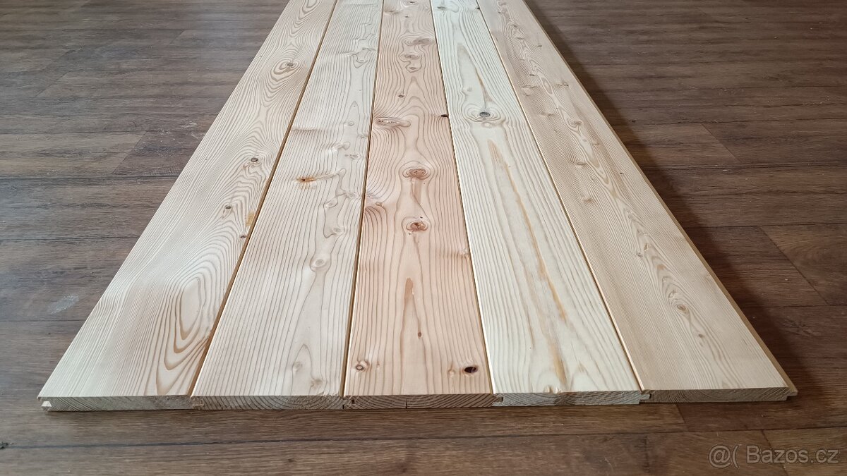 Dřevěné palubky Modřín
