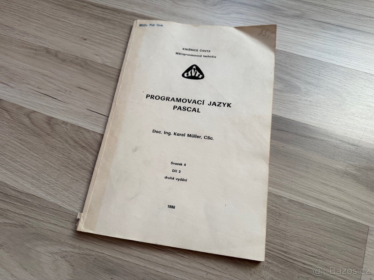 Programovací jazyk PASCAL - příručka, manuál (cca 175 stran)
