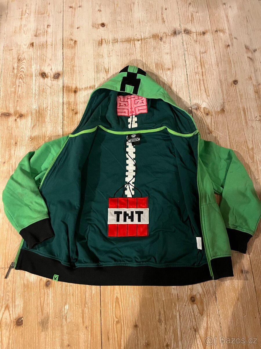 Minecraft mikina vel. asi 6 let