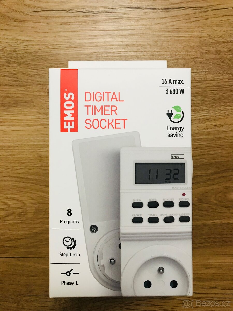 Digitální spínací zásuvka EMOS P5501