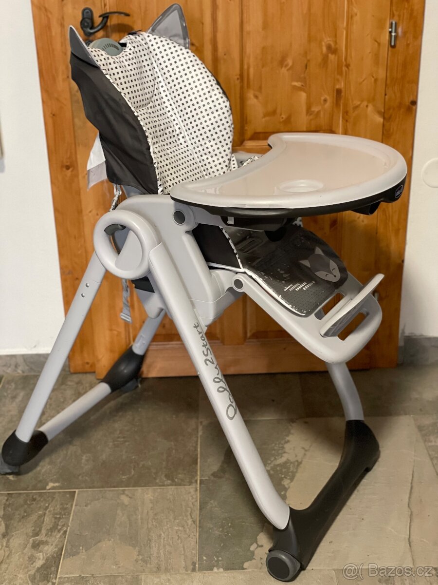 CHICCO Židlička jídelní Polly2Start - Foxy