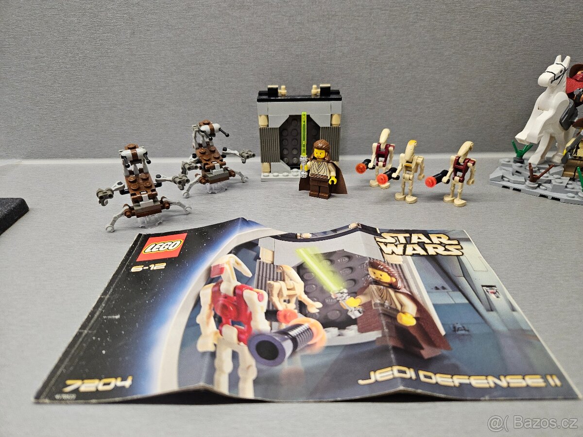 LEGO Star Wars 7203 + 7204 Jedi Defense z roku 2002