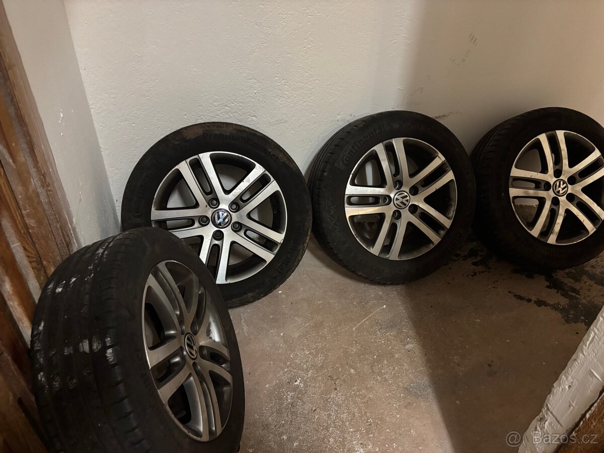 205/55 R16 5x112 / 6.5J / ET50 Pneu 7-8mm