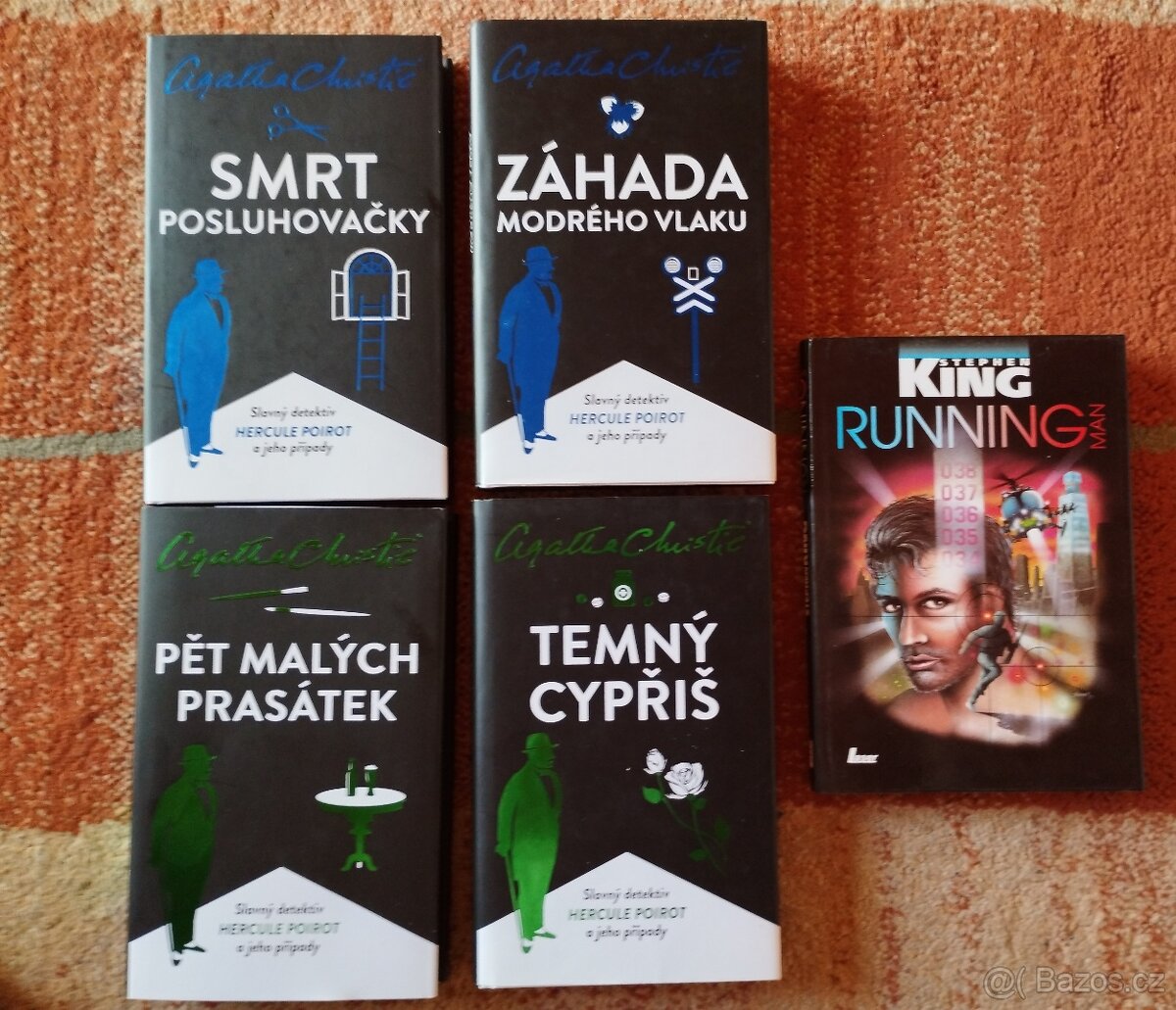 4x Agatha Christie + Stephen King