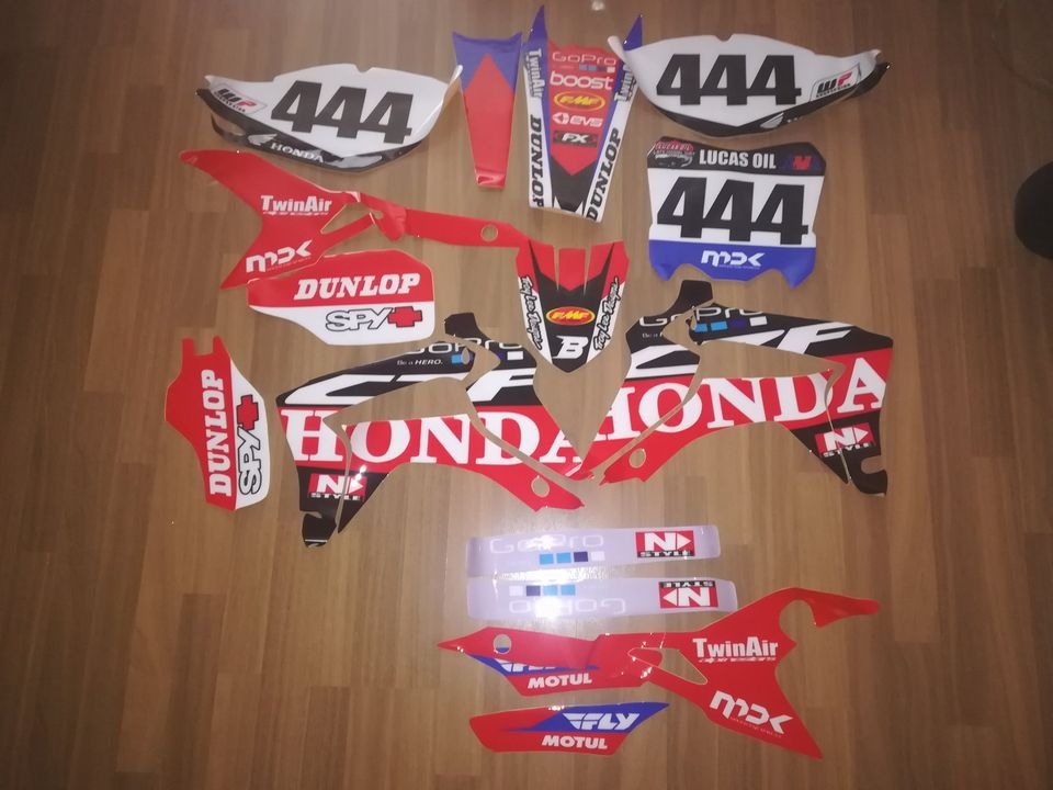 Honda crf popepy na plasty 450/250 rok 2013-016