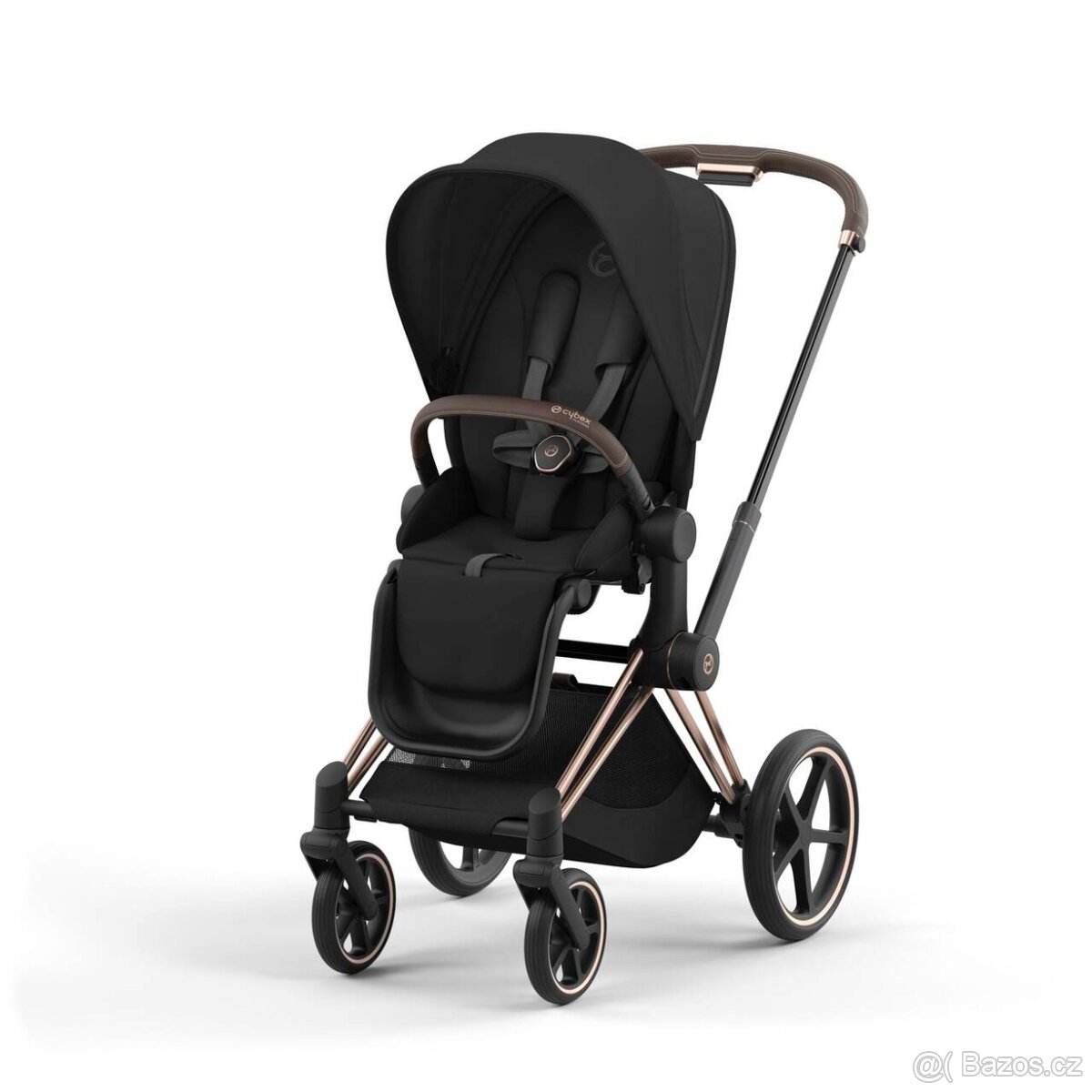 Cybex Priam 4.0 Rám-Golde rose, Cerna barva